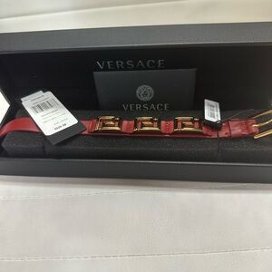 Versace Leather Bracelet